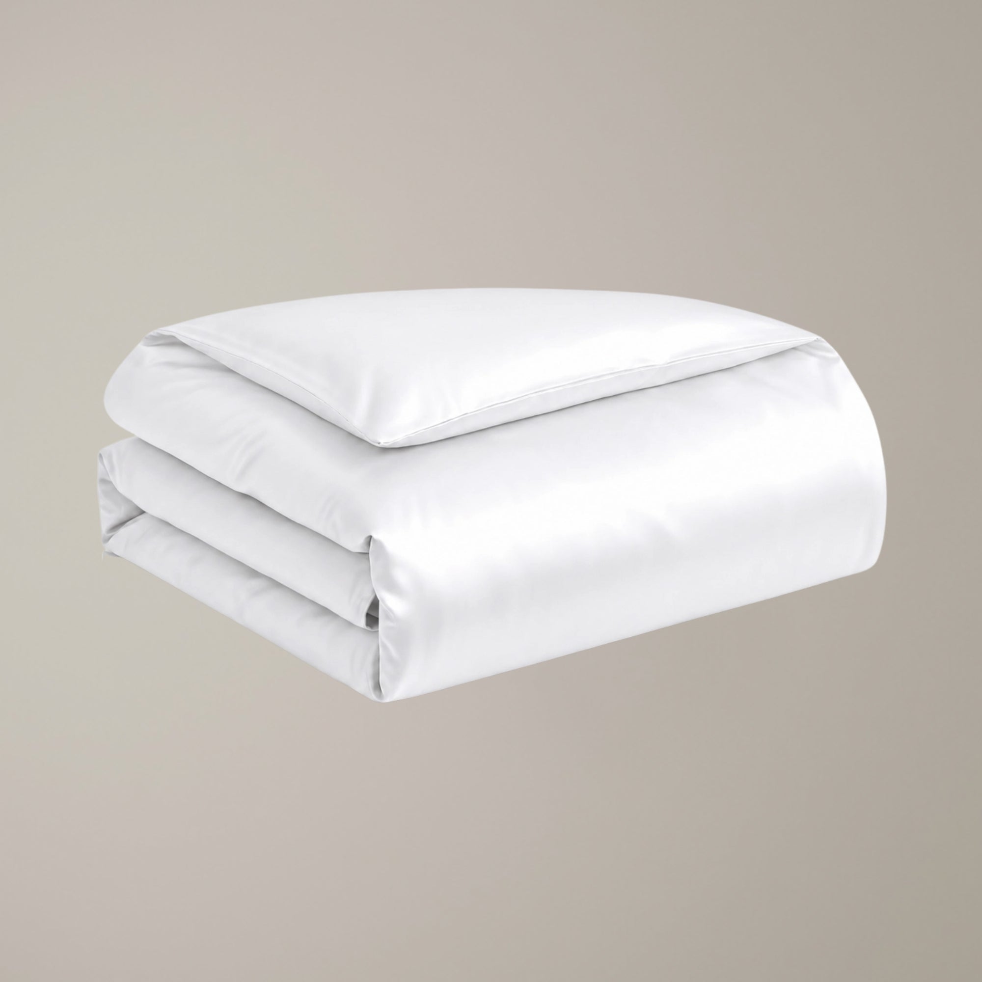 Finole Bettwäsche Set in White, gefaltete premium Bettwäsche aus ägyptischer Baumwolle / Egyptian cotton bedding set #Farbe_White