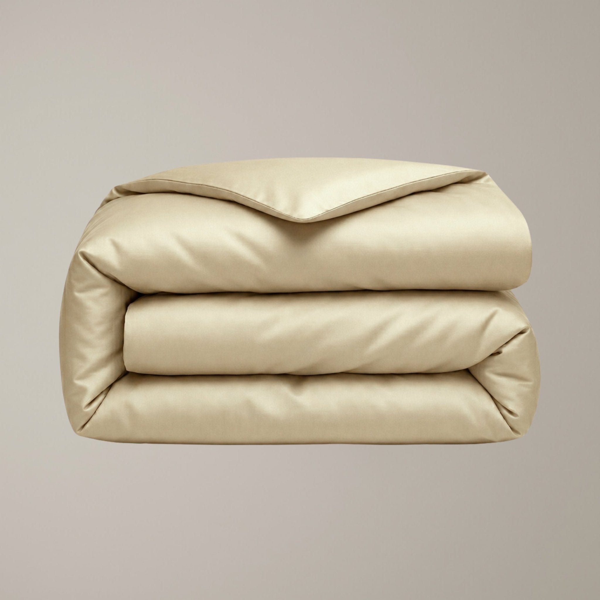 Finole Bettwäsche Set in Linen, gefaltete premium Bettwäsche aus ägyptischer Baumwolle / Egyptian cotton bedding set #Farbe_Linen